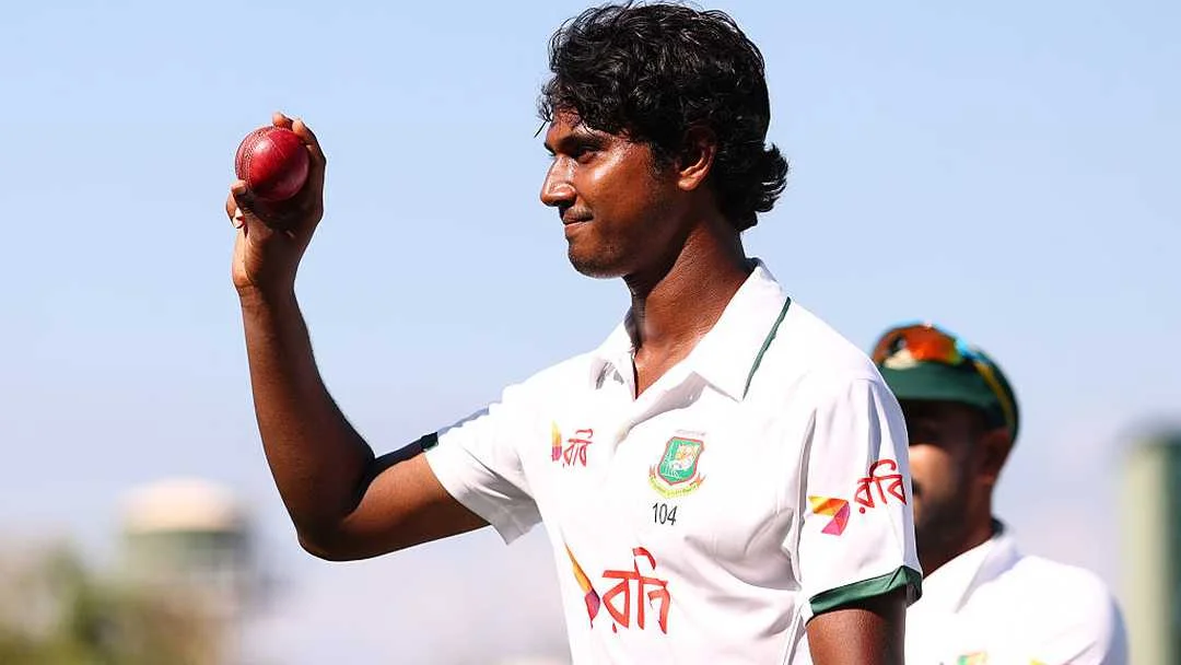 Hasan Mahmud featured in Bangladesh's first Test against Australia in Darwin after a career-best six-wicket spell, in GNN cricket coverage by The Guru Gyan