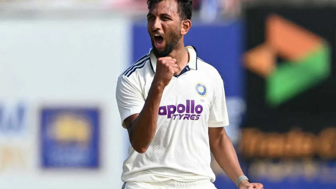 Prasidh Krishna representing India during the Galle Test as his controlled spell strengthened his case in India's fast-bowling plans, GNN cricket coverage