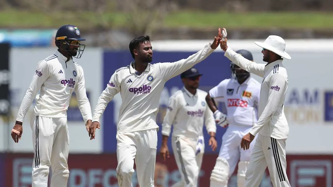 India vs Sri Lanka Galle Test fifth-day match action during the 2026 series as India applied sustained pressure, Guru News Network cricket coverage