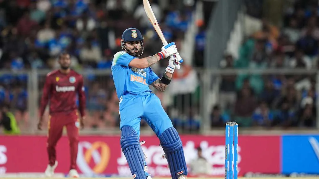 Virat Kohli ODI batting me higher tempo aur controlled aggression ke saath scoring karte hue, GNN cricket analysis
