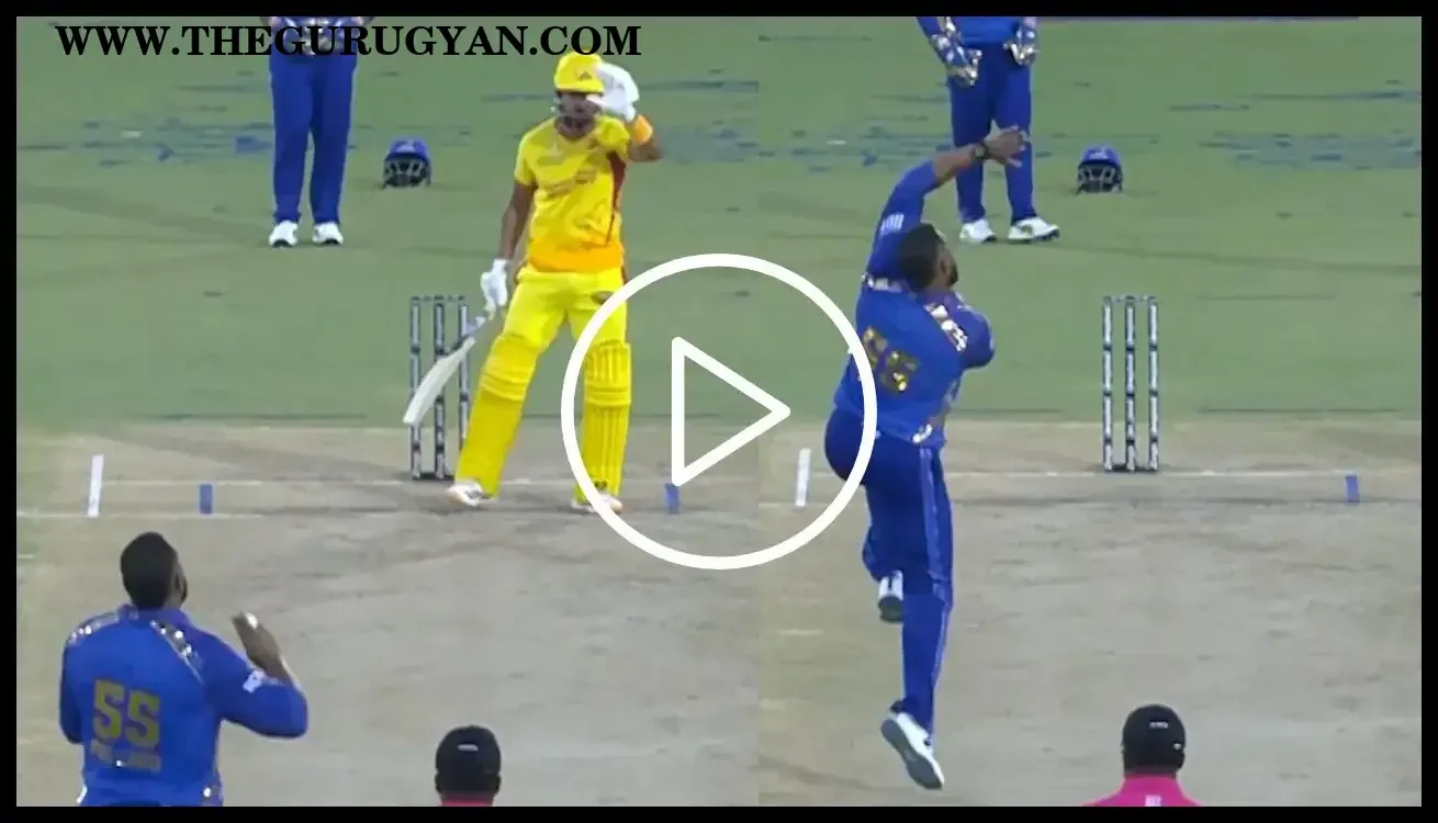 Kieron Pollard and Shubham Ranjane during an MLC 2026 match involving MI New York and Texas Super Kings.
