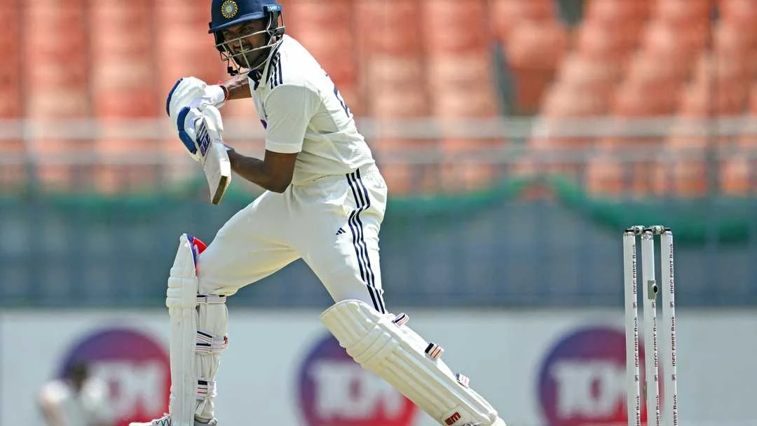 KL Rahul and Sai Sudharsan partnership for India against Afghanistan in one-off Test at Mullanpur, GNN cricket news coverage