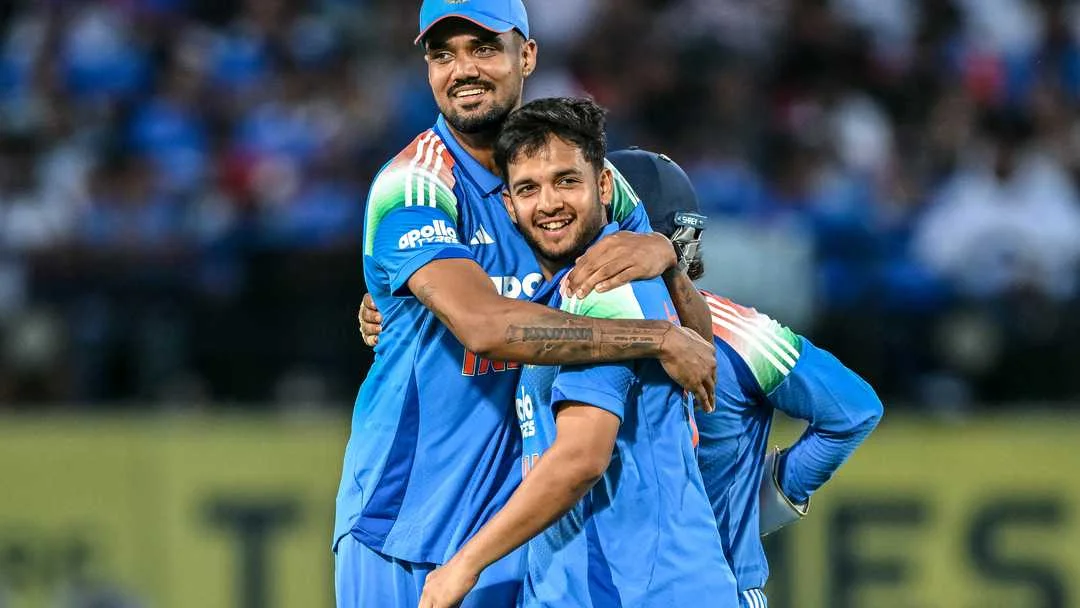 India players during the first ODI against Afghanistan in Dharamsala as debutants and returning players compete for long-term roles, GNN cricket coverage